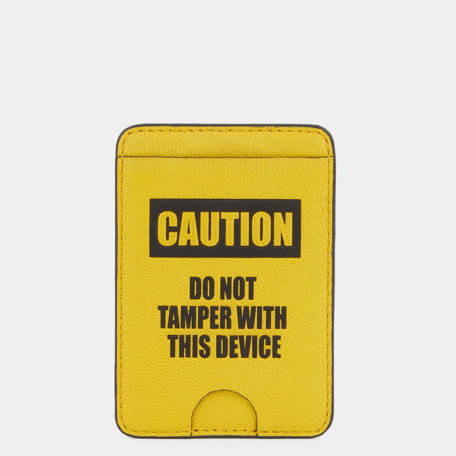 Caution Magnetic Card Case