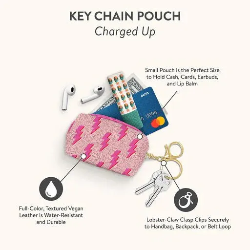 Charged Up Key Chain Pouch