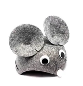 Children Animal Hat - Grey Mouse