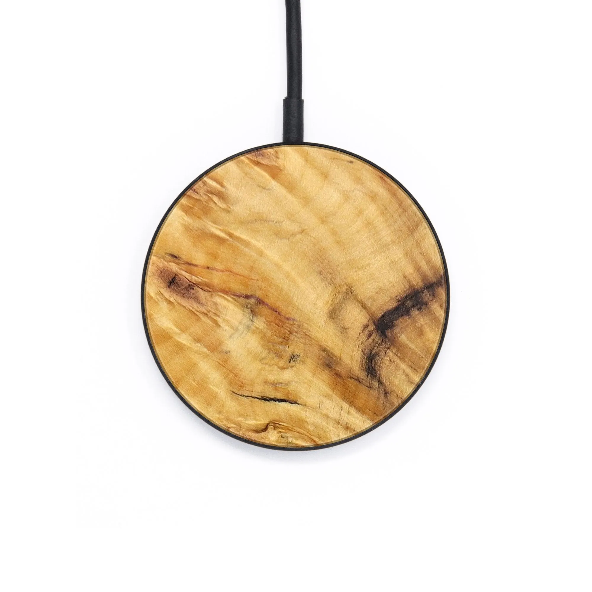 Circle Burl Wood Wireless Charger - Miguel (Wood Burl, 655341)