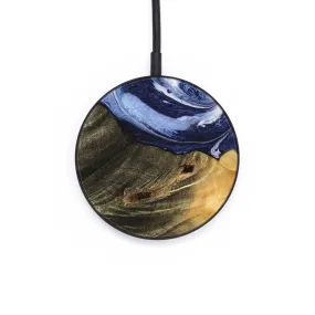 Circle Wood Wireless Charger - Jeana (Blue, 742682)