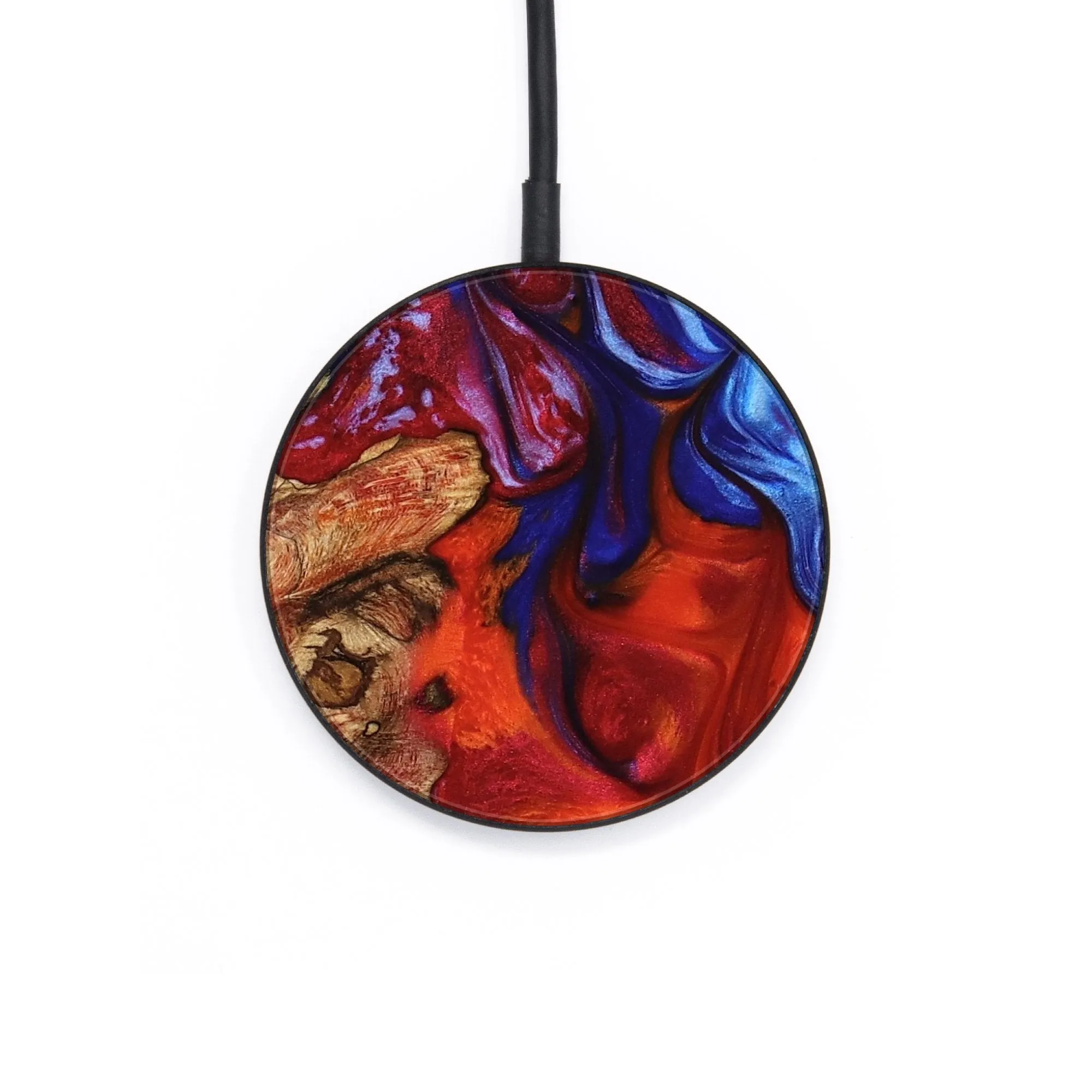 Circle Wood Wireless Charger - Meena (Fire & Ice, 736779)