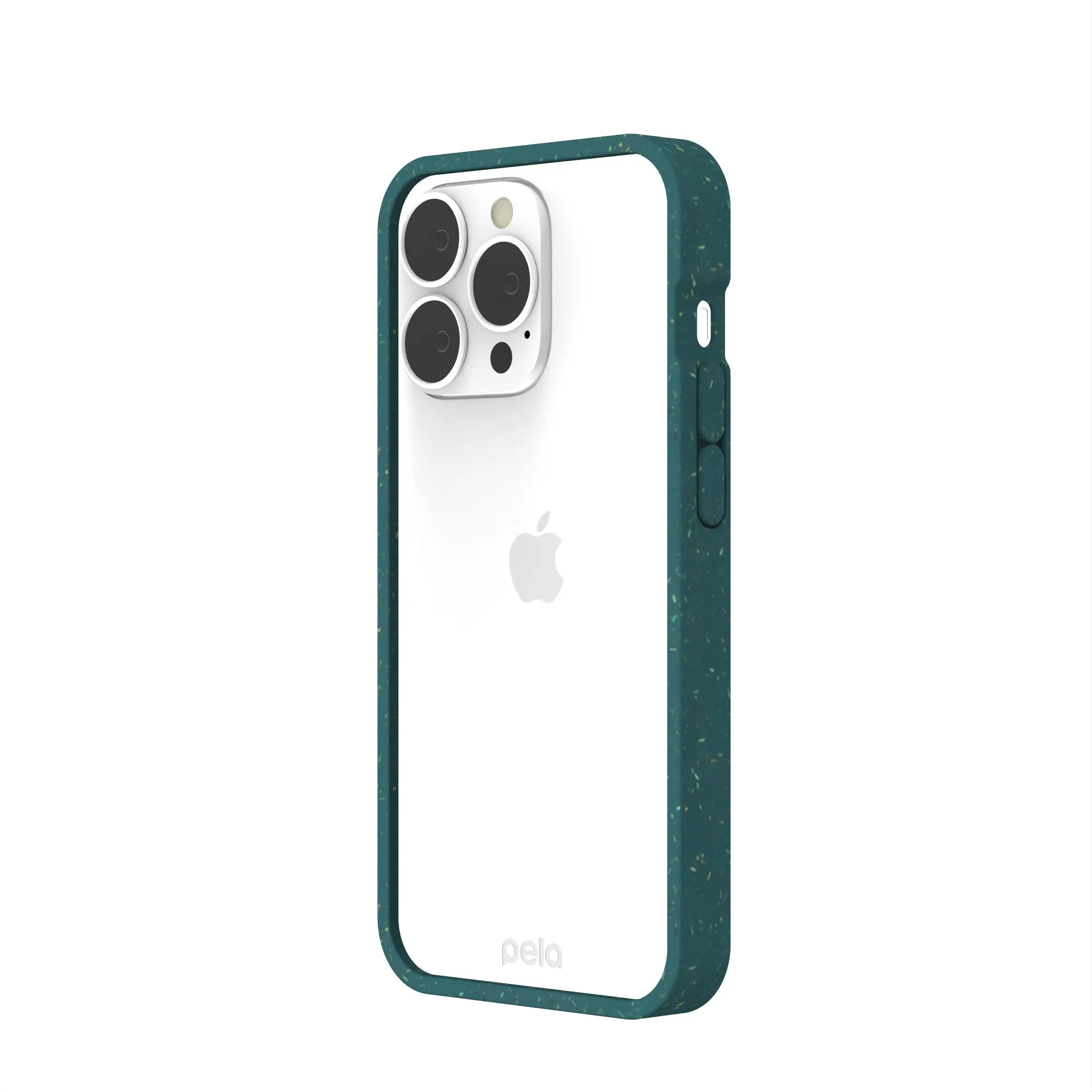 Clear iPhone 13 Pro Case with Green Ridge