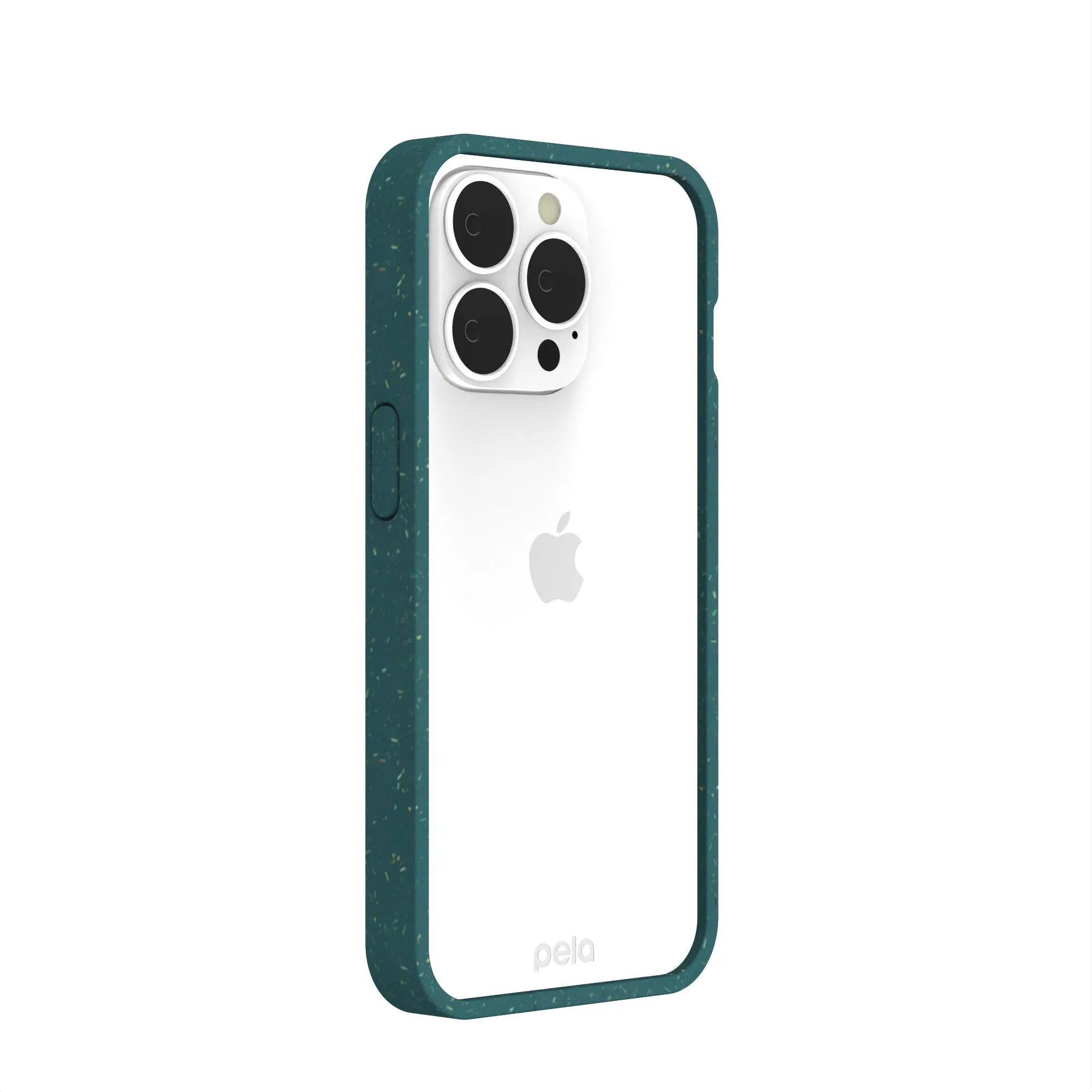 Clear iPhone 13 Pro Case with Green Ridge