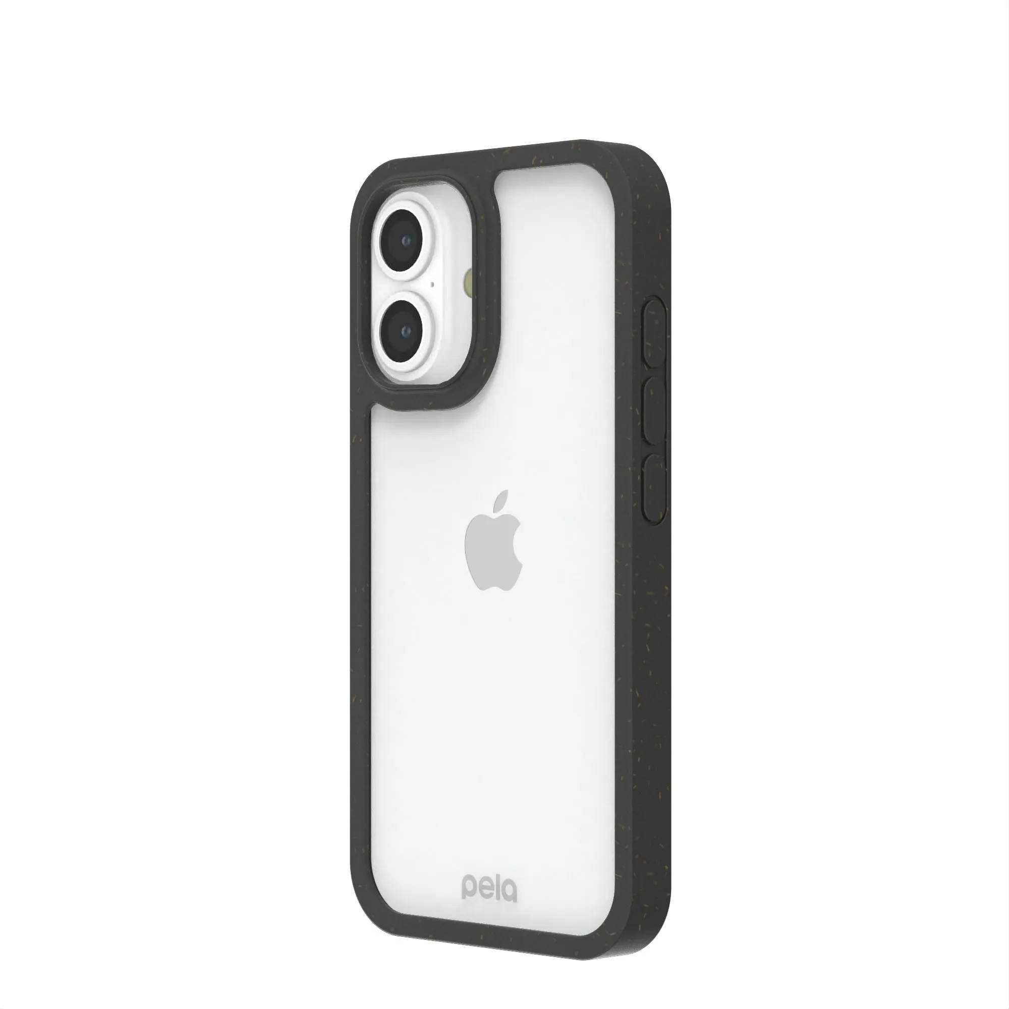 Clear iPhone 16 Case with Black Ridge