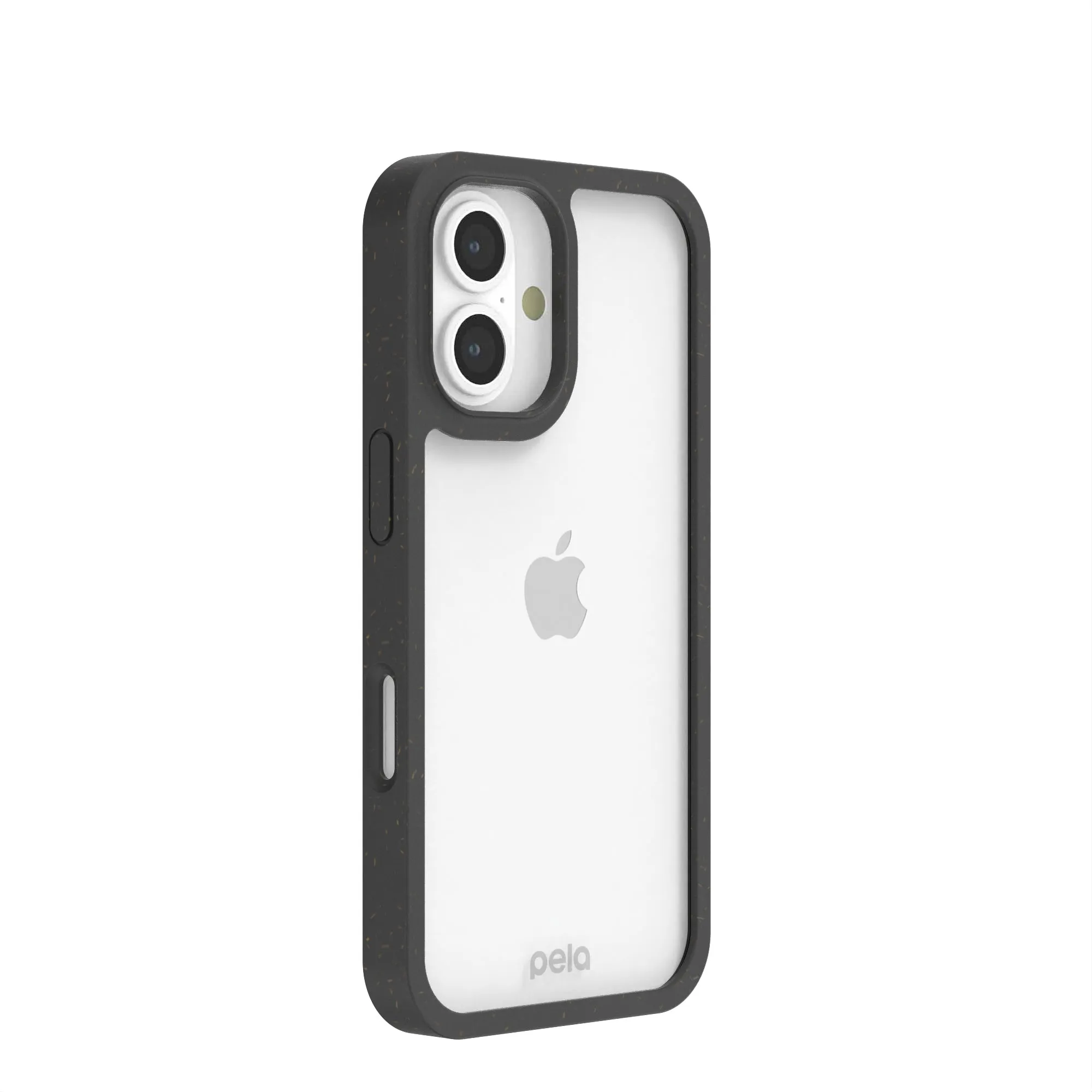 Clear iPhone 16 Case with Black Ridge