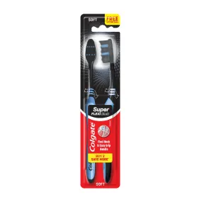 Colgate Toothbrush Super Flexi Black Soft 2pcs Twin Pack