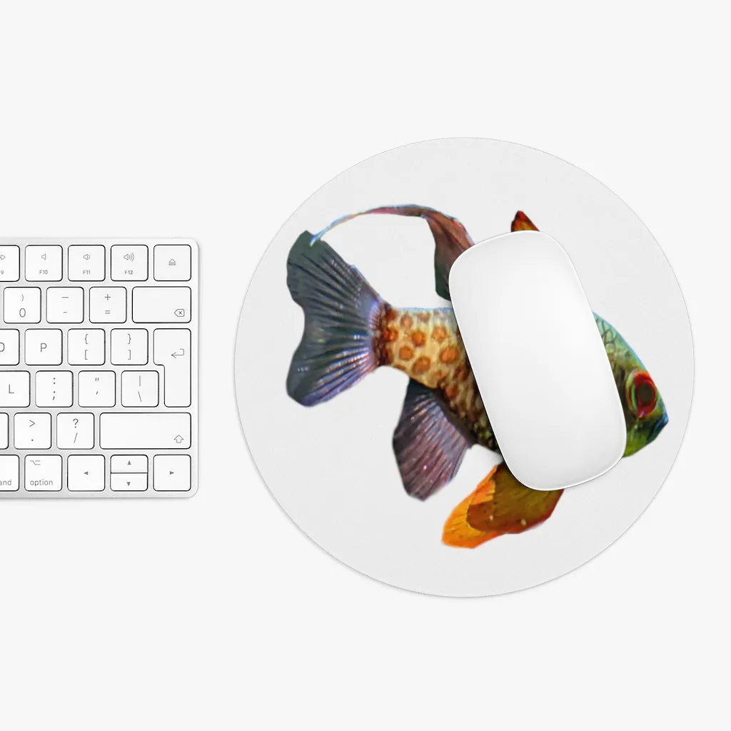 Colored Fish Mouse Pad