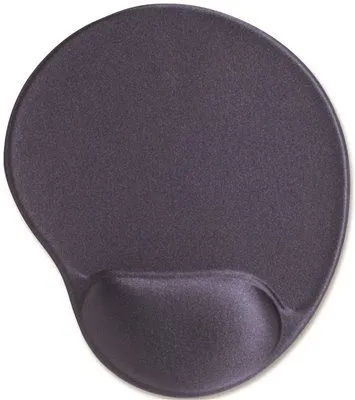 Compucessory Mouse Pad With Gel Wrist Rest Gray 9X10X1 Inch