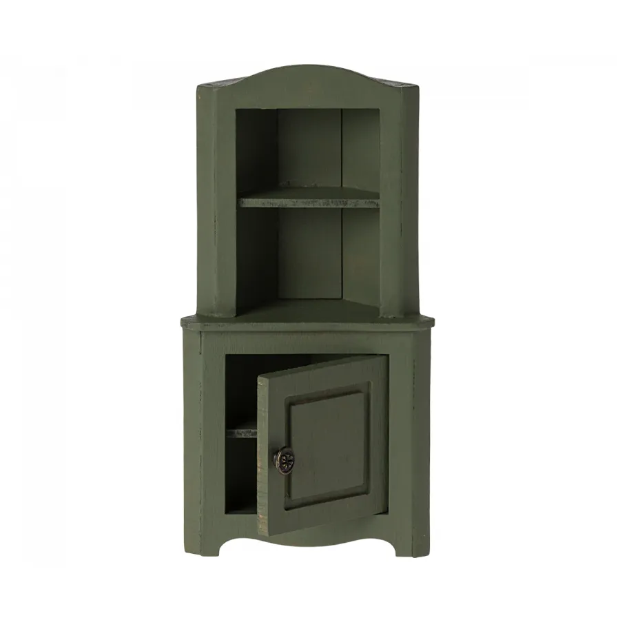 Corner Cabinet Dark Green Mouse Size '24