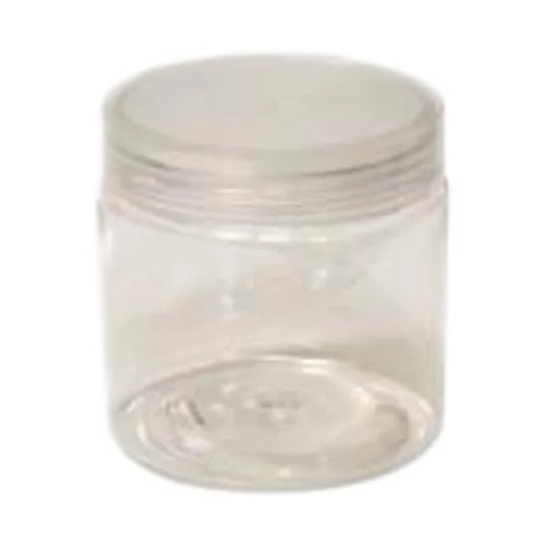 Cre8tion Clear Plastic Jar, 4oz, 26058