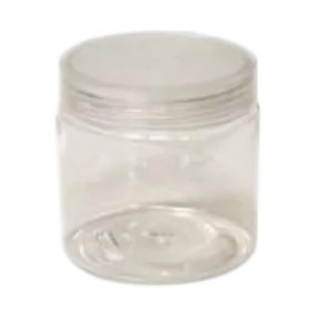 Cre8tion Clear Plastic Jar, 4oz, 26058