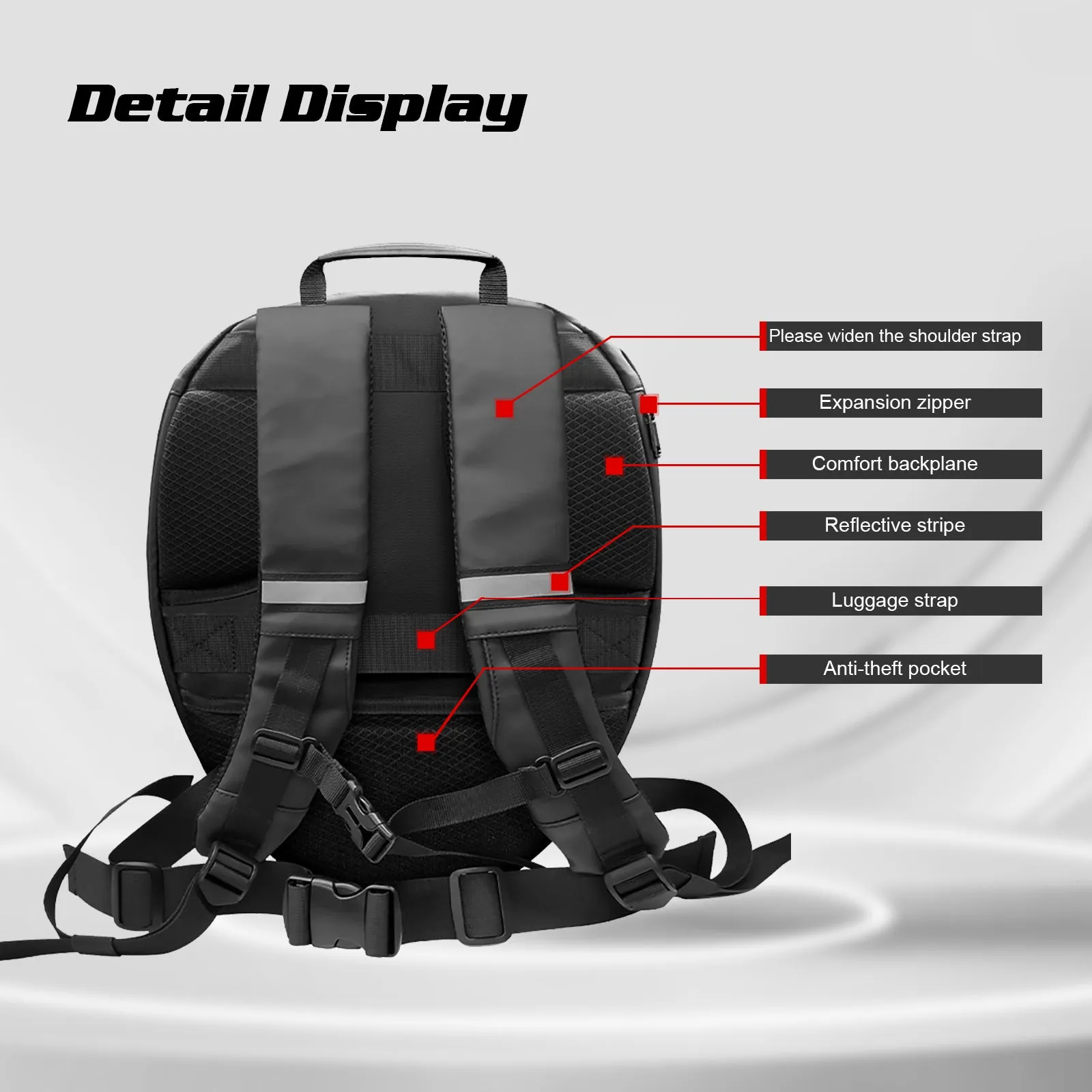 CRELANDER LED Knight Backpack (Black Knight)