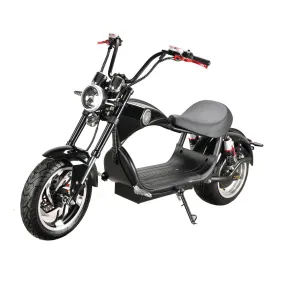 CRONY X1 Harley Electrocar car With BT Speaker 65KM/H Electrocar car Citycoco Fat Tire Electric motorcycle | Black