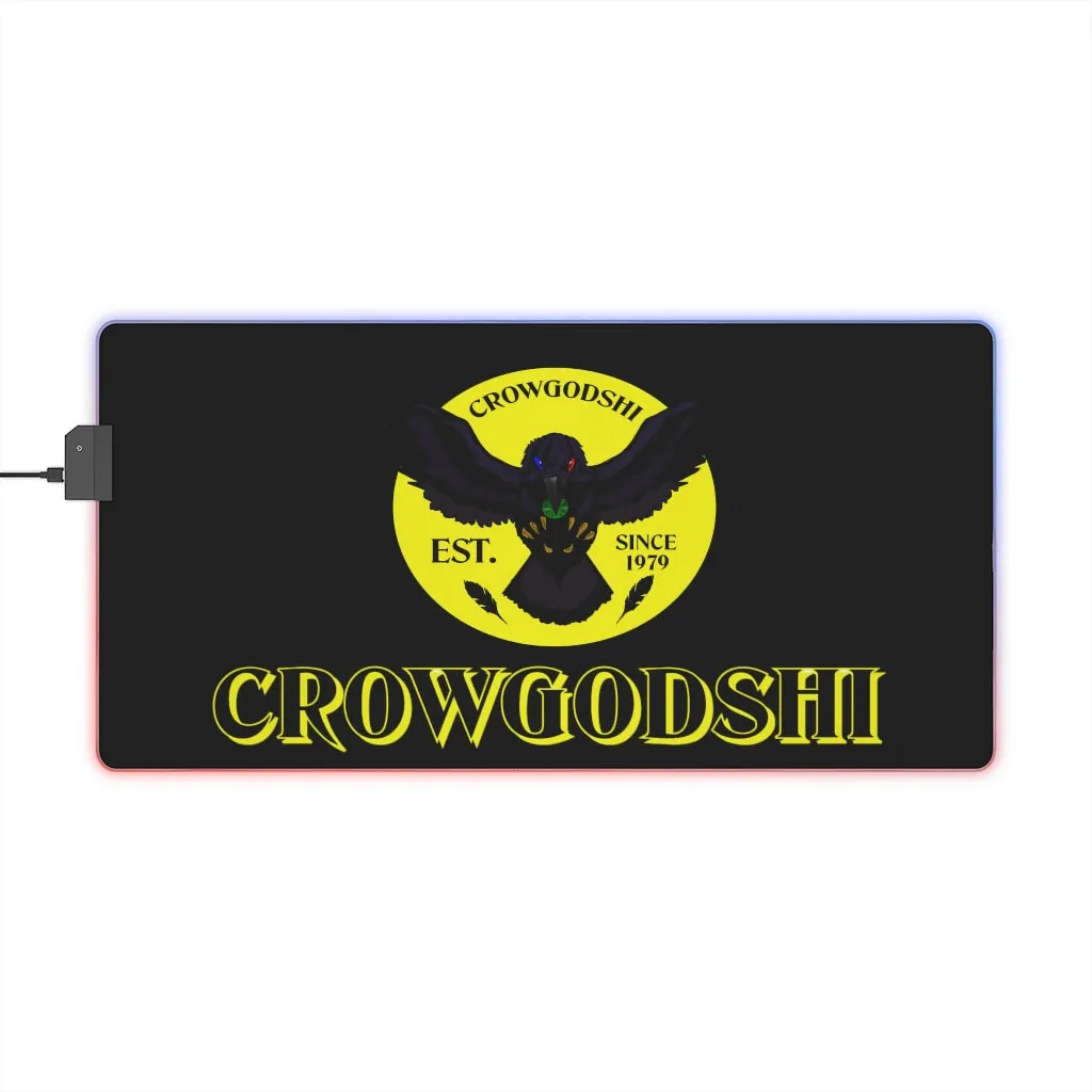 Crowgodshi LED Mouse Pad, YELLOW