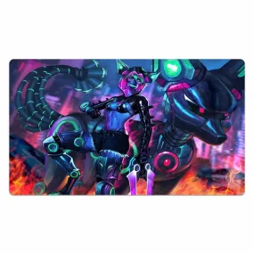 Cyberpunk Mechromancer Mouse Pad