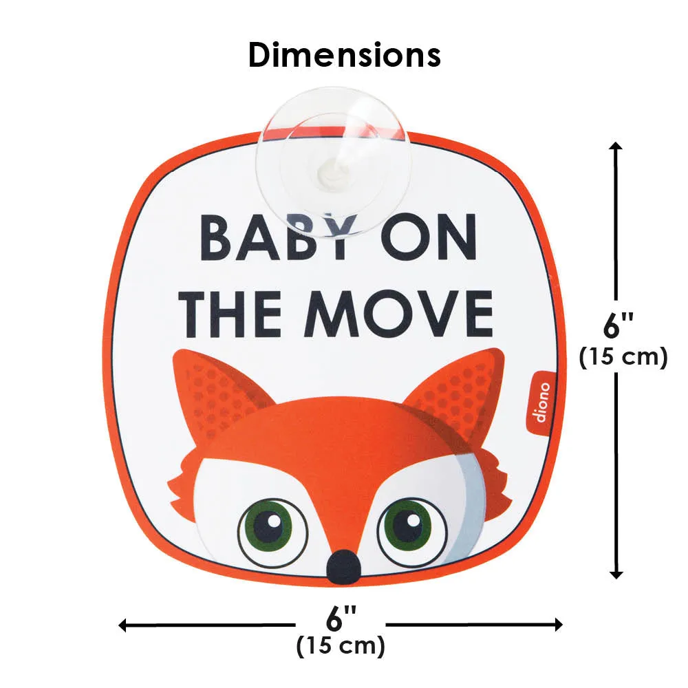 Diono Baby On The Move Signs 2PK