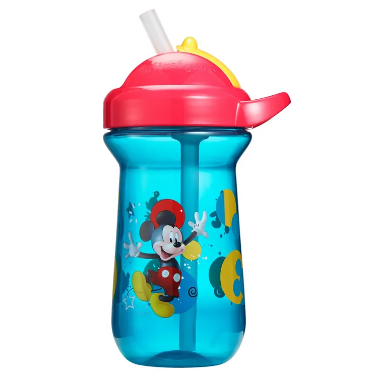 Disney Flip Top Straw Cup - Mickey Mouse