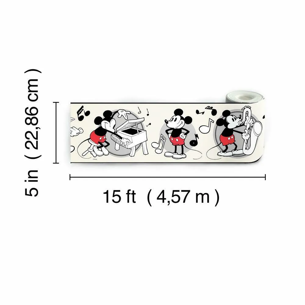 Disney Vintage Mickey Mouse Peel and Stick Border