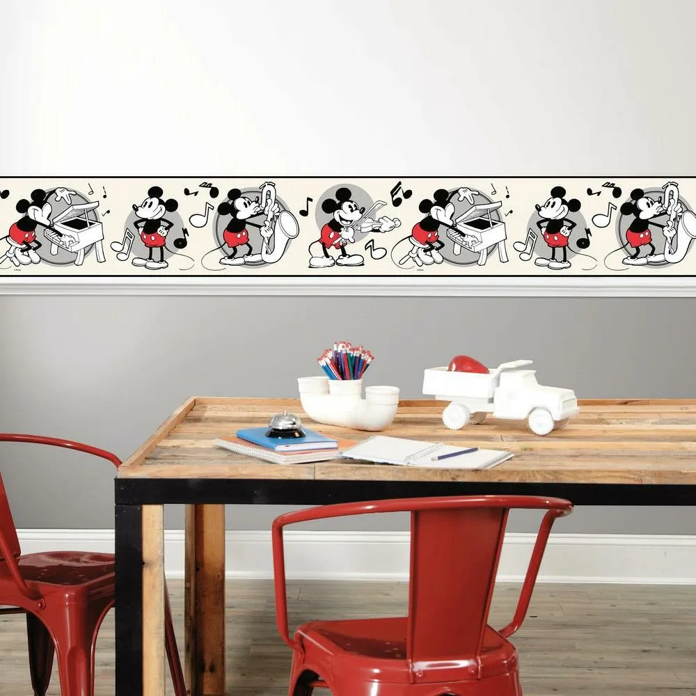 Disney Vintage Mickey Mouse Peel and Stick Border