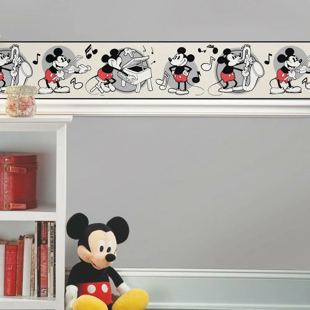 Disney Vintage Mickey Mouse Peel and Stick Border