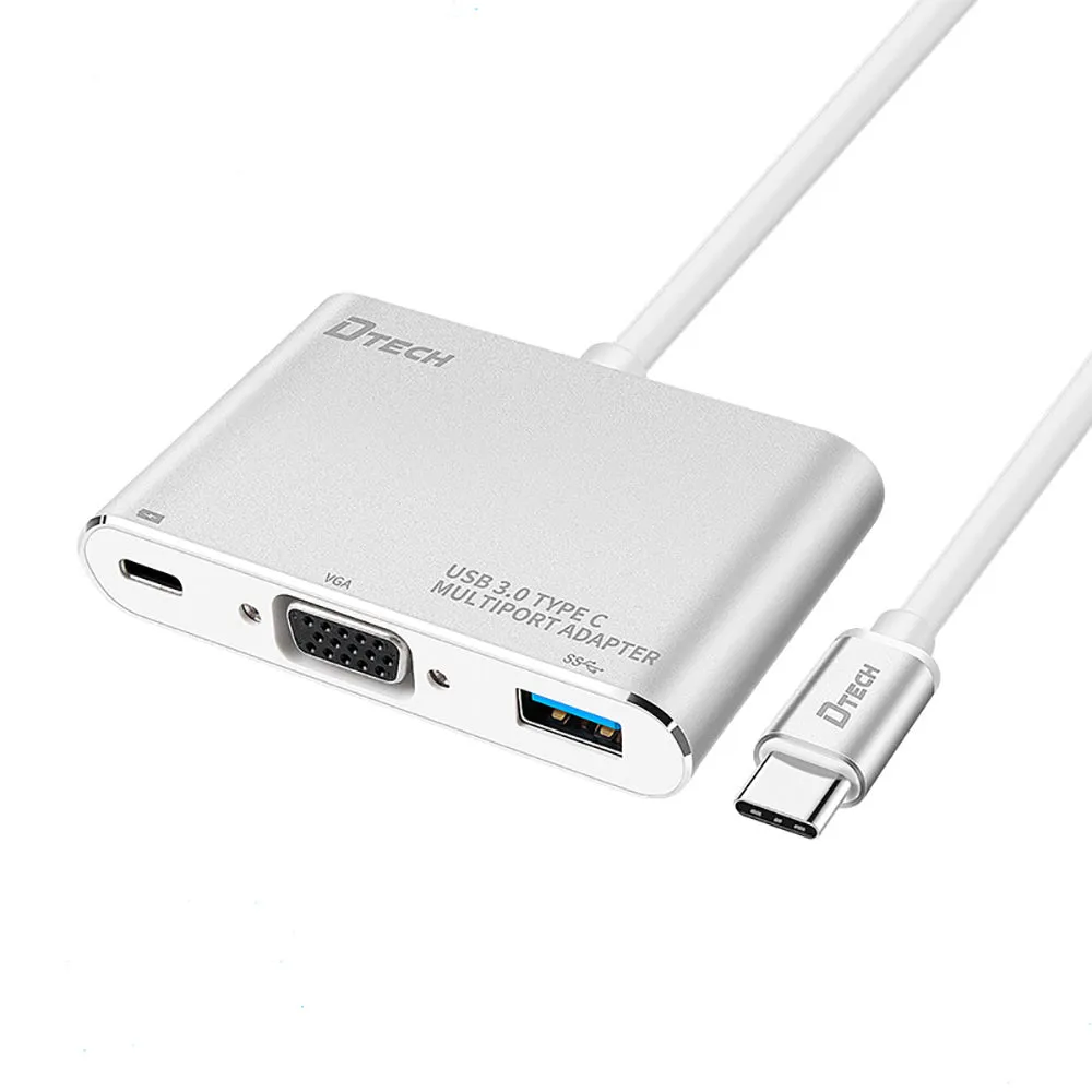 Dtech  Type-C to VGA PD USB3.0 DT-T0023