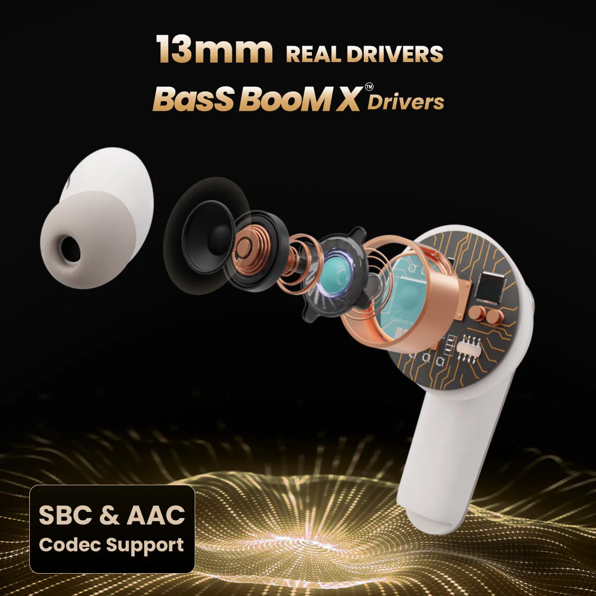 DwOTS 727 Bisque Beige Tws Earbuds