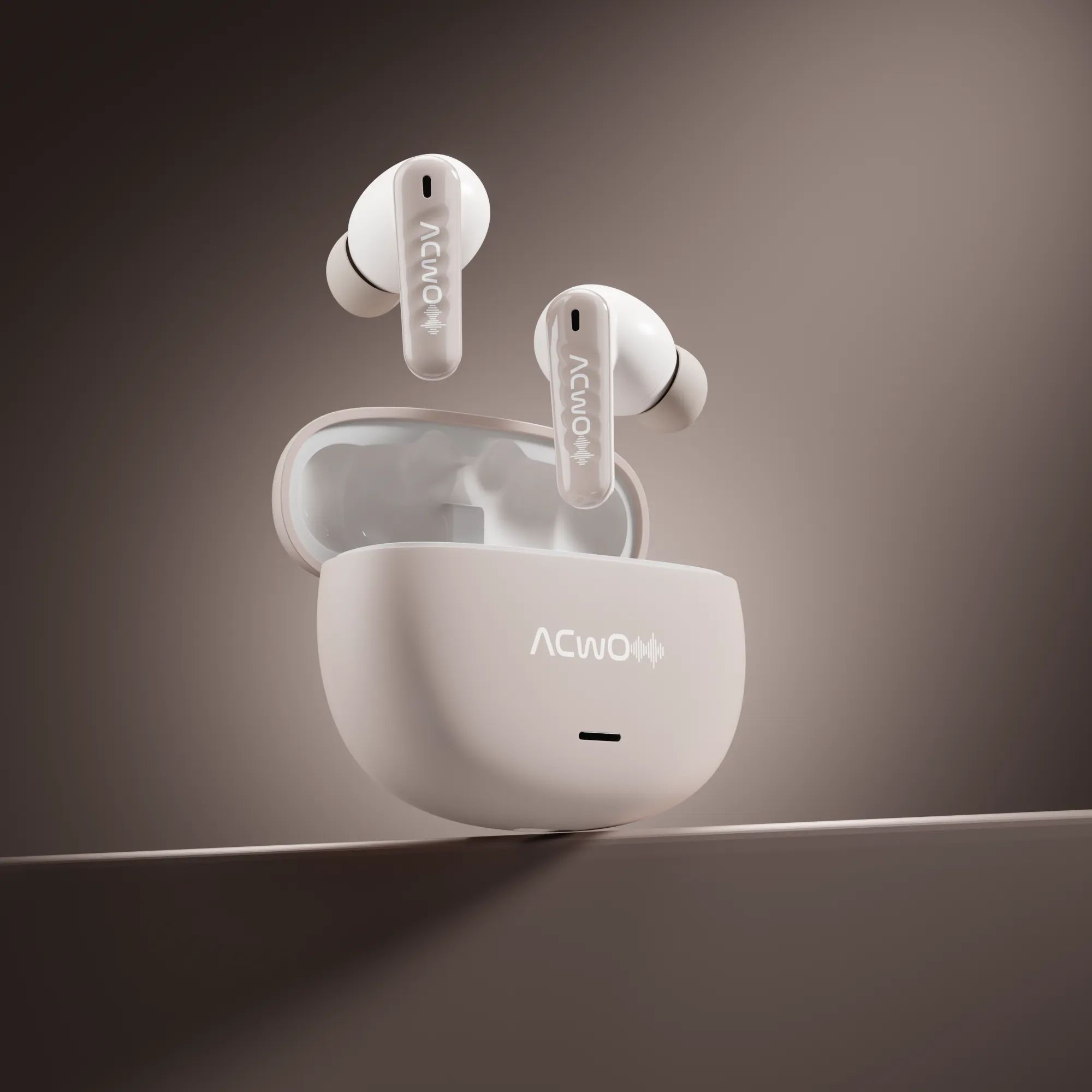 DwOTS 727 Bisque Beige Tws Earbuds