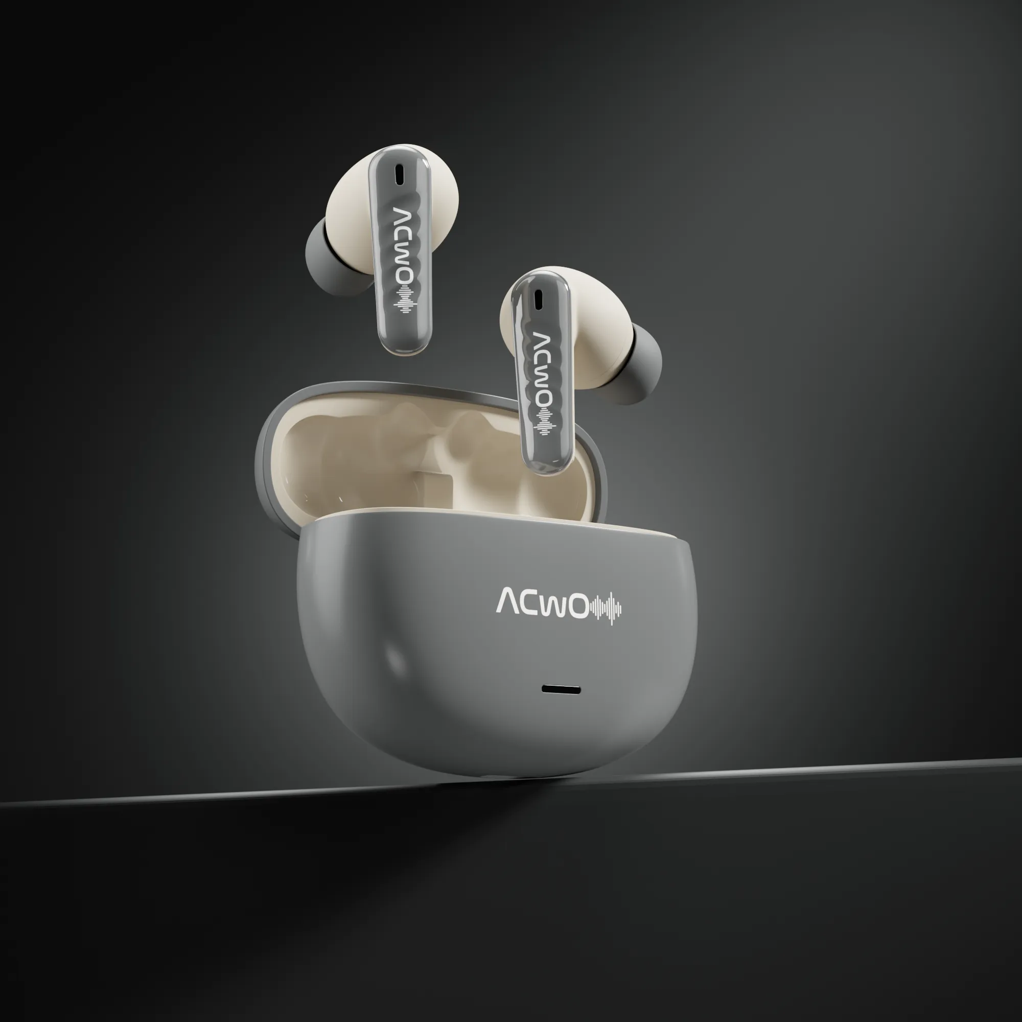 DwOTS 727 Bisque Beige Tws Earbuds