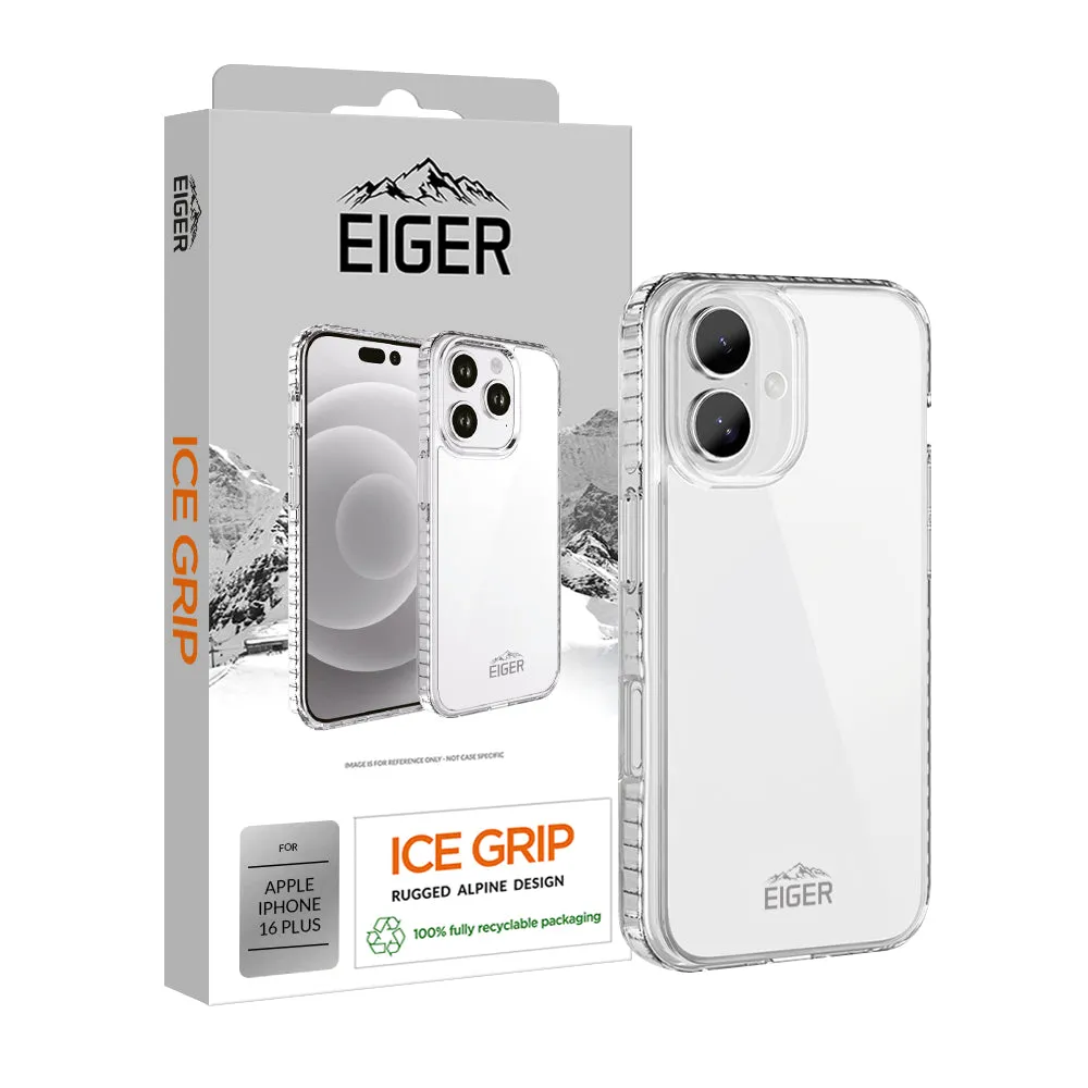 Eiger Ice Grip Case for Apple iPhone 16 Plus in Clear