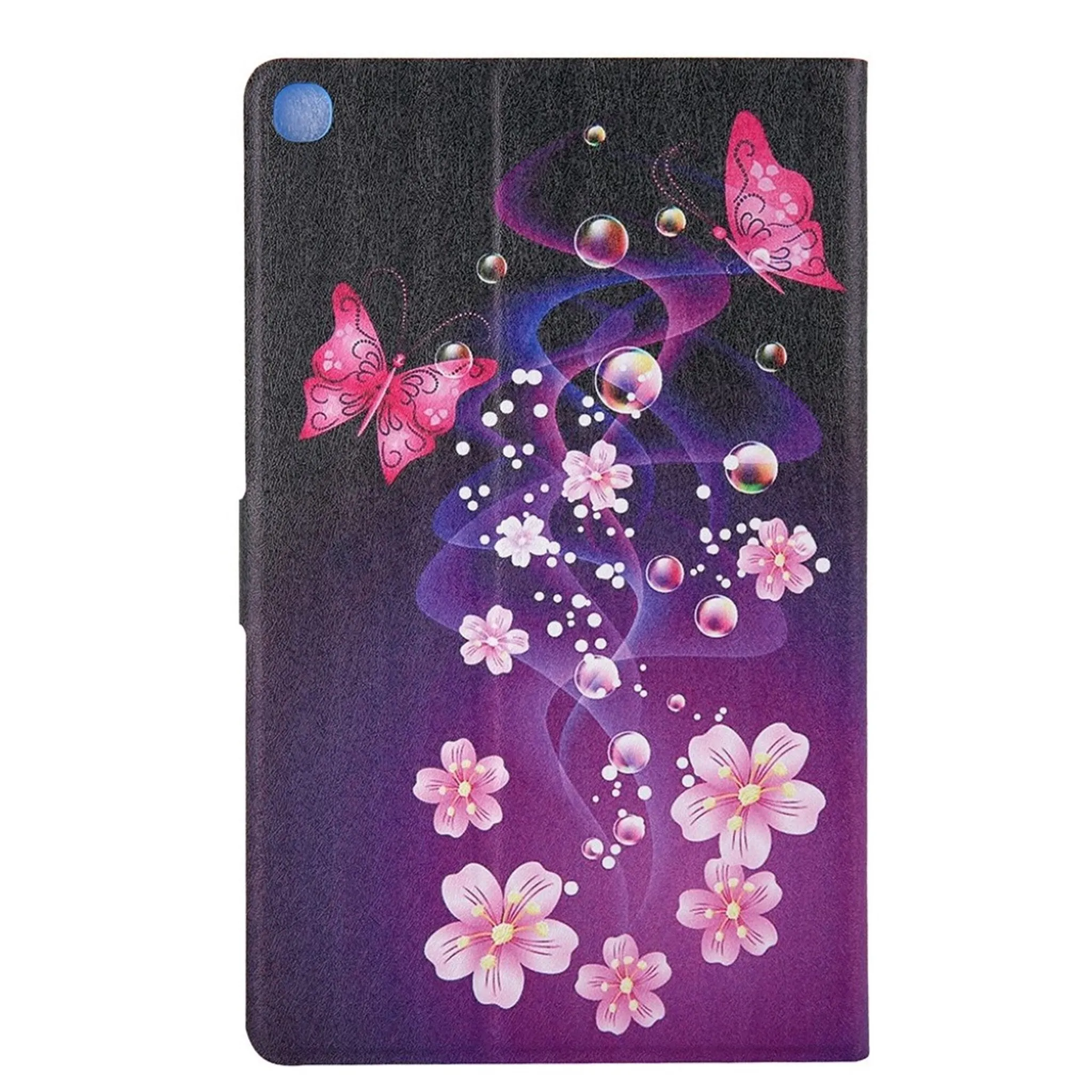 Elegant pattern leather flip case for Samsung Galaxy Tab A7 10.4 (2020) - Flower and Butterflies