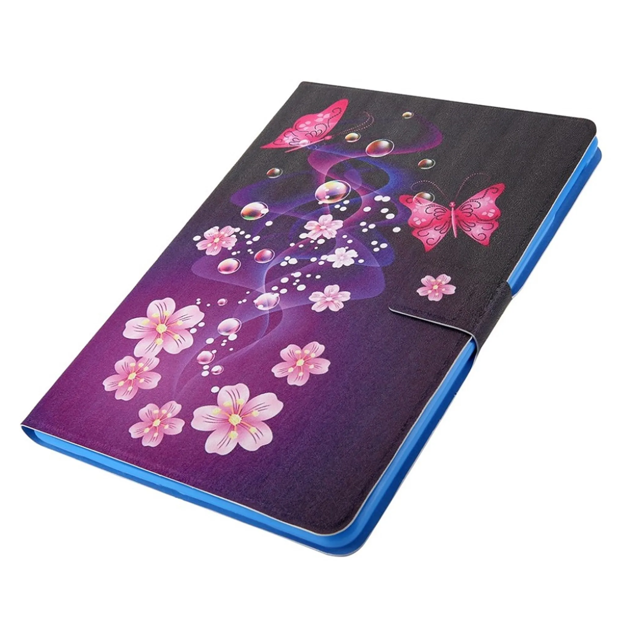 Elegant pattern leather flip case for Samsung Galaxy Tab A7 10.4 (2020) - Flower and Butterflies