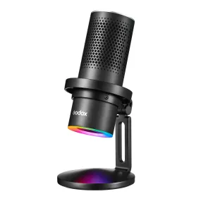 EM68X RGB USB Condenser Microphone for E-Sports  Video Game Livestreaming