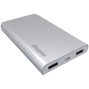 Energizer UE8003-GY UE8003 High-Tech SilkPower 8,000mAh Power Bank (Silver)