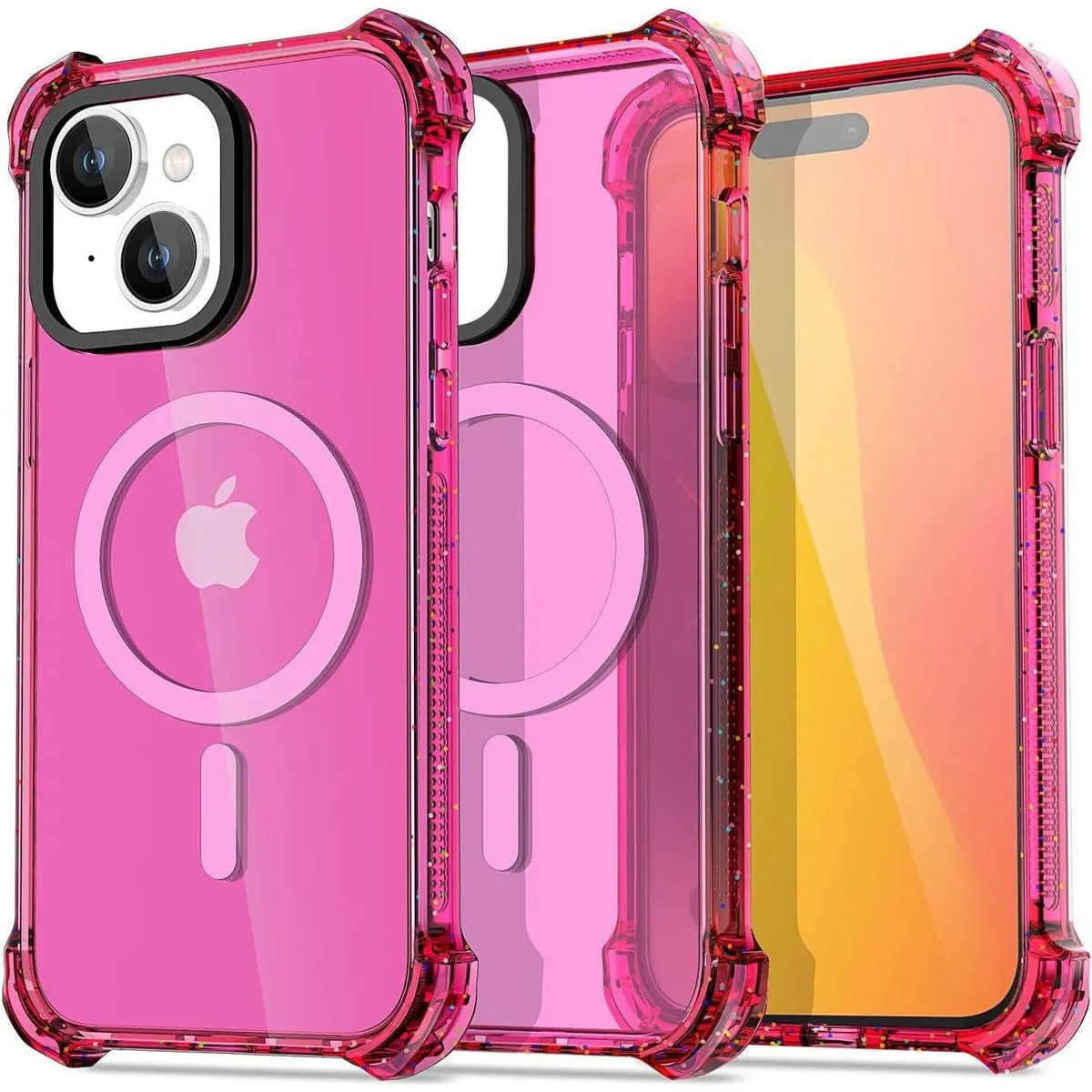 Entronix Apple iPhone 15 Plus/14 Plus [Magnetic-Compatible] Case - Bouncy Bumper,