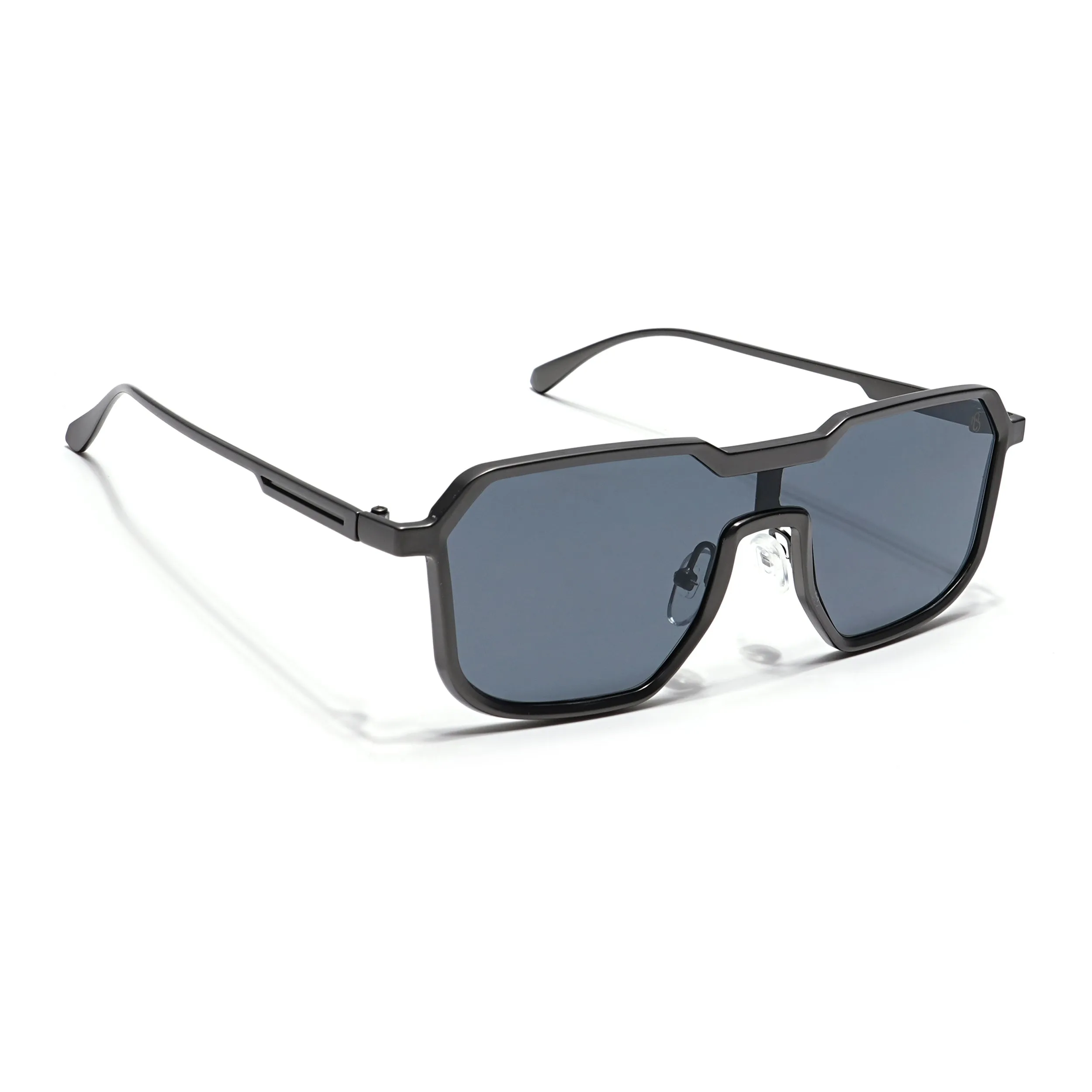 Eyejack Grey Square Sunglasses for Men & Women (RH9522CL859)