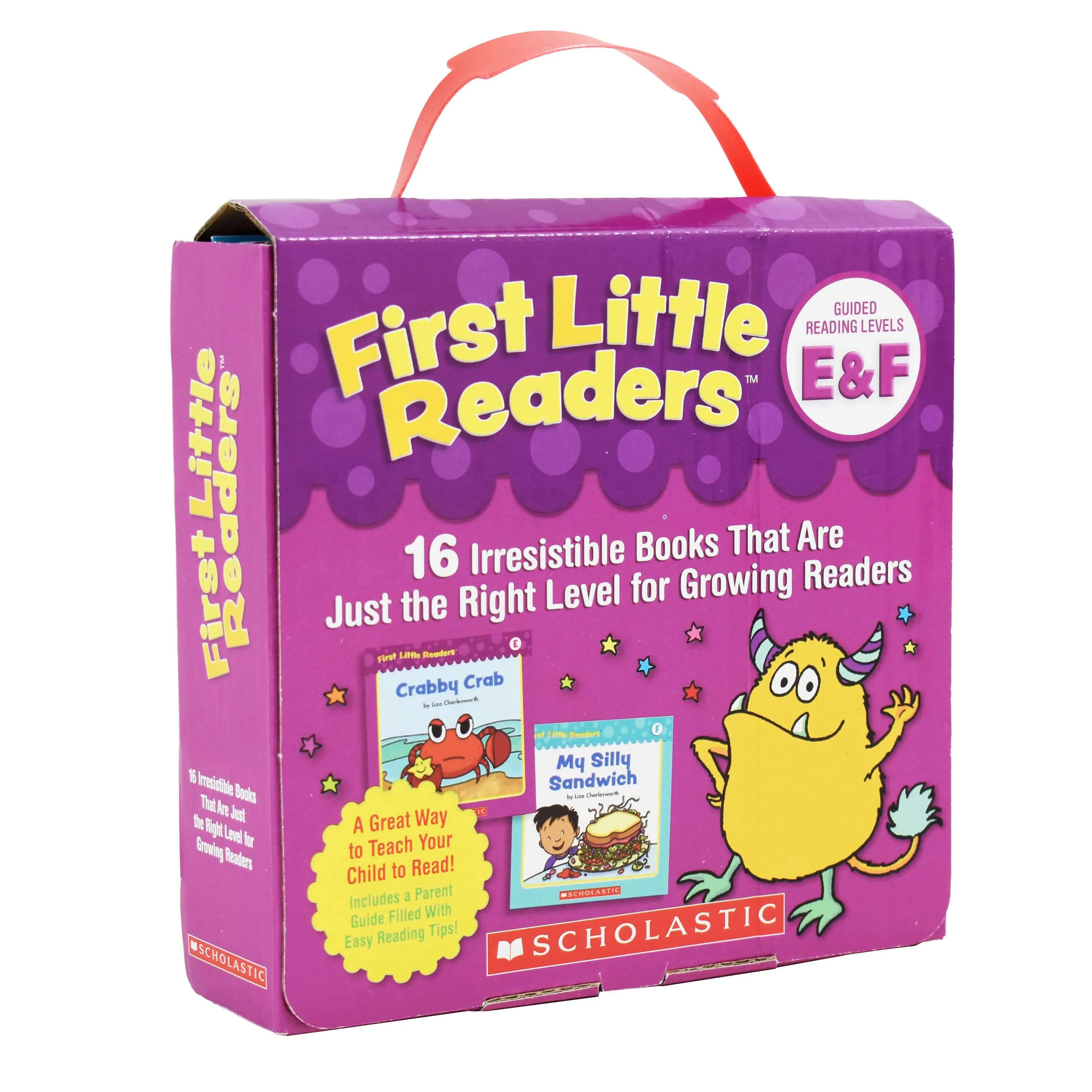 First Little Readers: Guided Reading Levels - E & F (Parent Pack) 16 Books Box Set By Liza Charlesworth - Ages 5-7 - Paperback