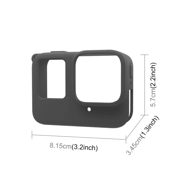 For Insta360 Ace Pro PULUZ Body Silicone Protective Case with Lens Cap (Black)