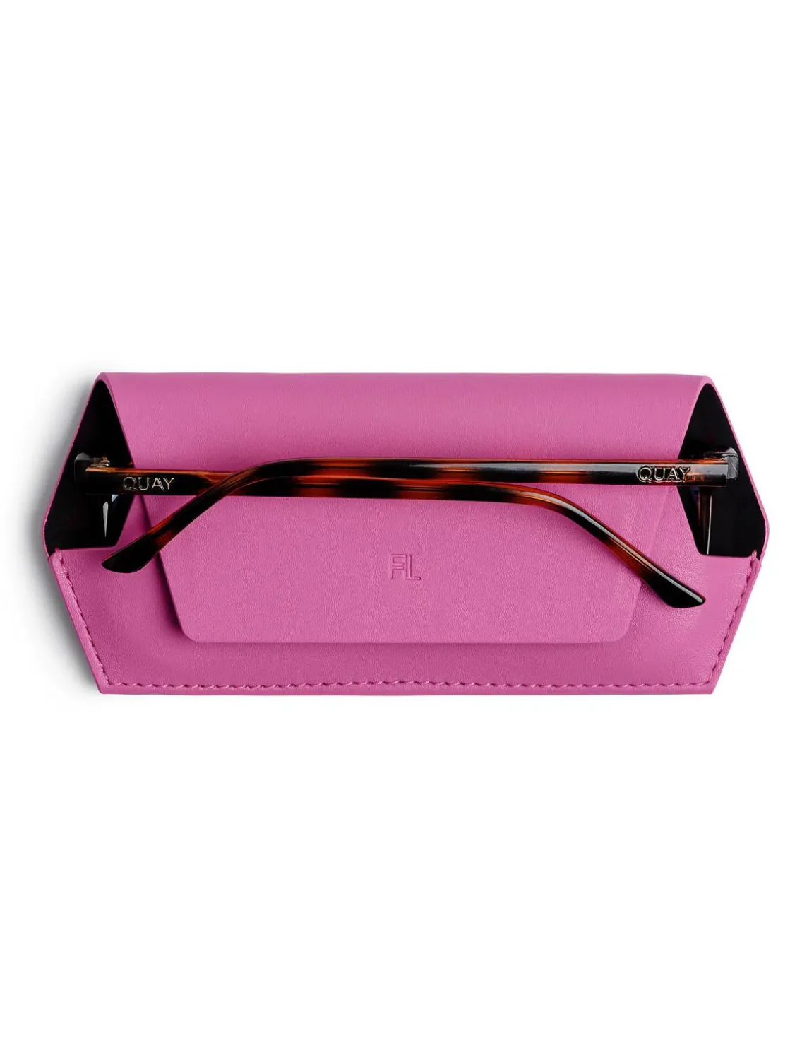 Fox and Leo Glasses Case - Hot Pink