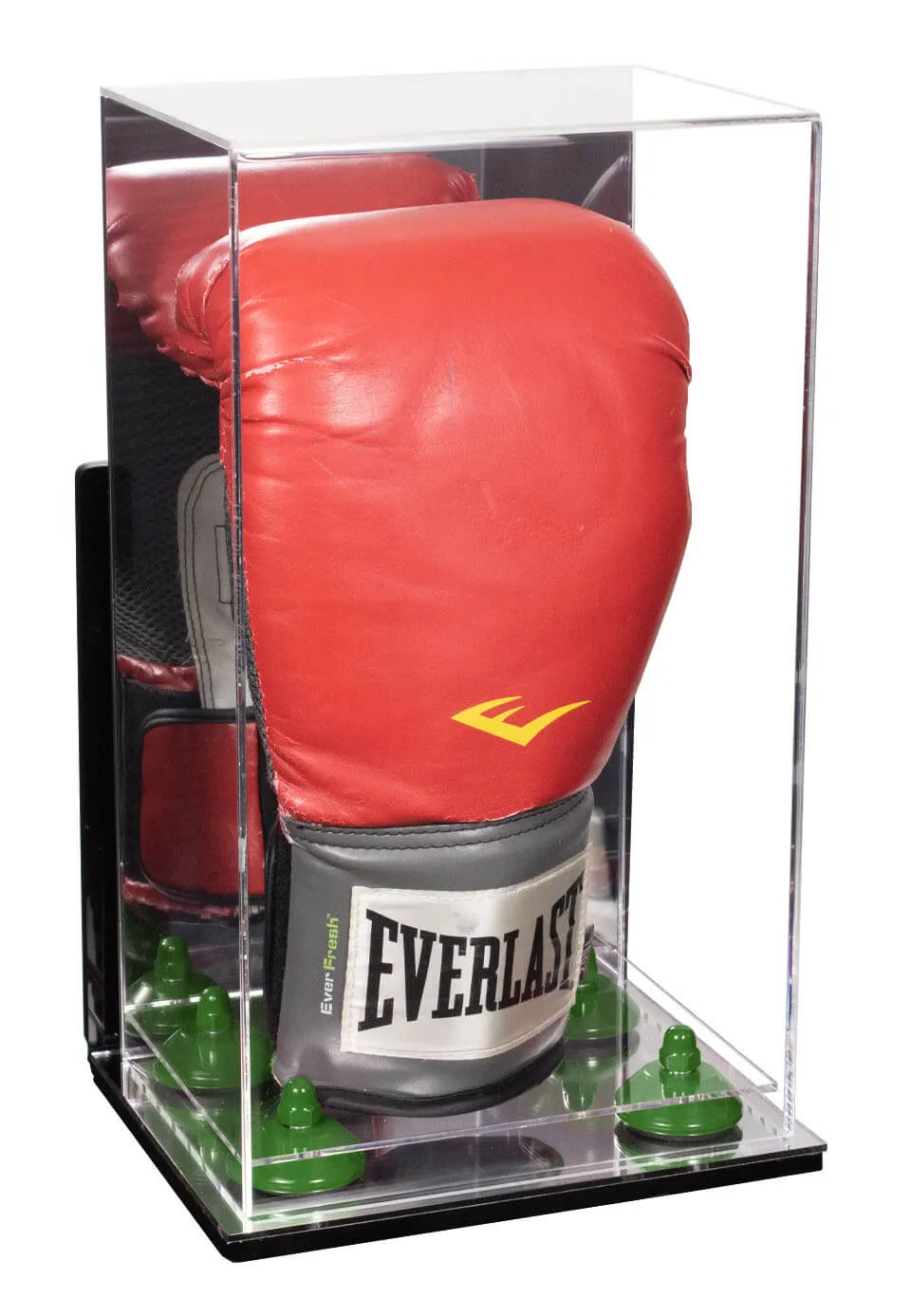 Full Size Boxing Glove Vertical Display Case with Mirror Back (A092/V18)