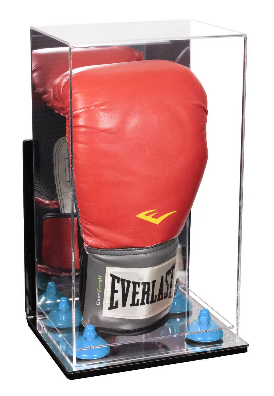 Full Size Boxing Glove Vertical Display Case with Mirror Back (A092/V18)