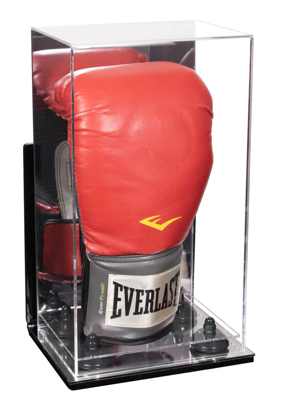 Full Size Boxing Glove Vertical Display Case with Mirror Back (A092/V18)