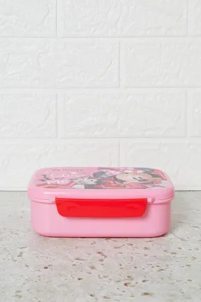 Girls Pink Minnie Mouse Lunch Box With Inner