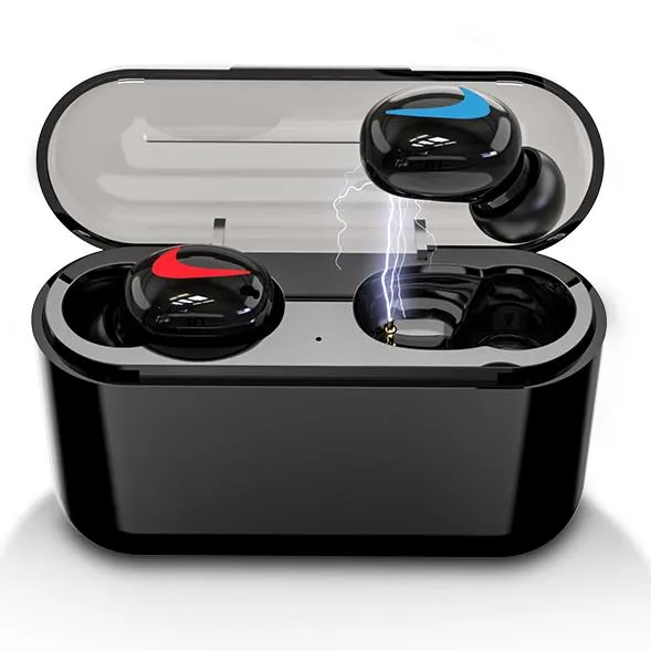 HBQ Bluetooth 5.0 Earphones Portable TWS Wireless In-ear 3D Stereo Sound With Mic Handsfree Sports Earbuds Auto Pairing Headset