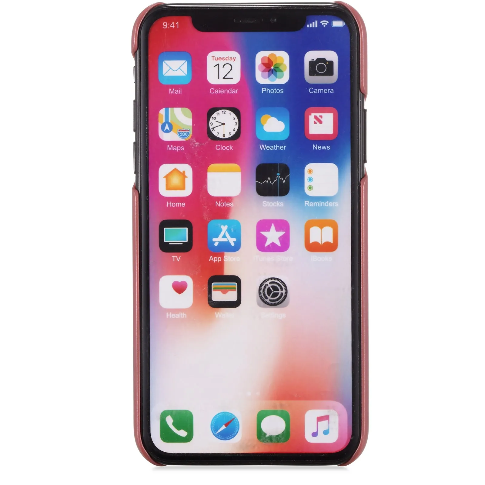 Holdit Style Phone Case for iPhone Xs / X Tokyo Series - Lush Maroon