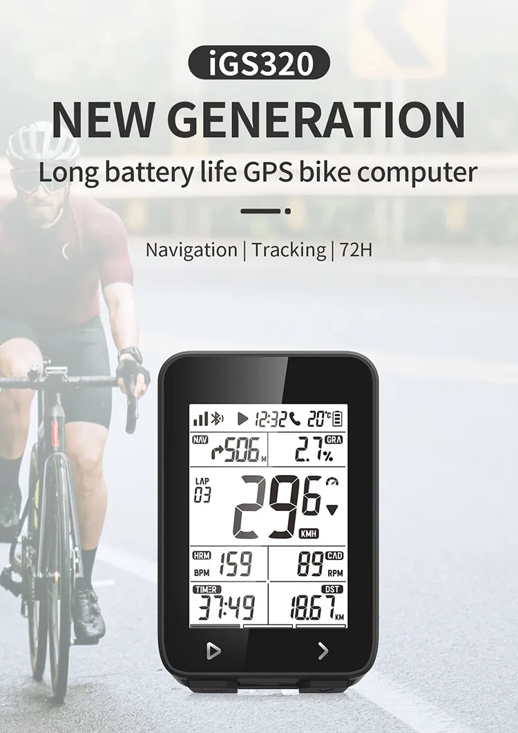 iGPSPORT IGS320 GPS Cycling Computer