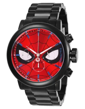 INVICTA Marvel Limited Edition Mens Chronograph - Black Metal - Spider-Man