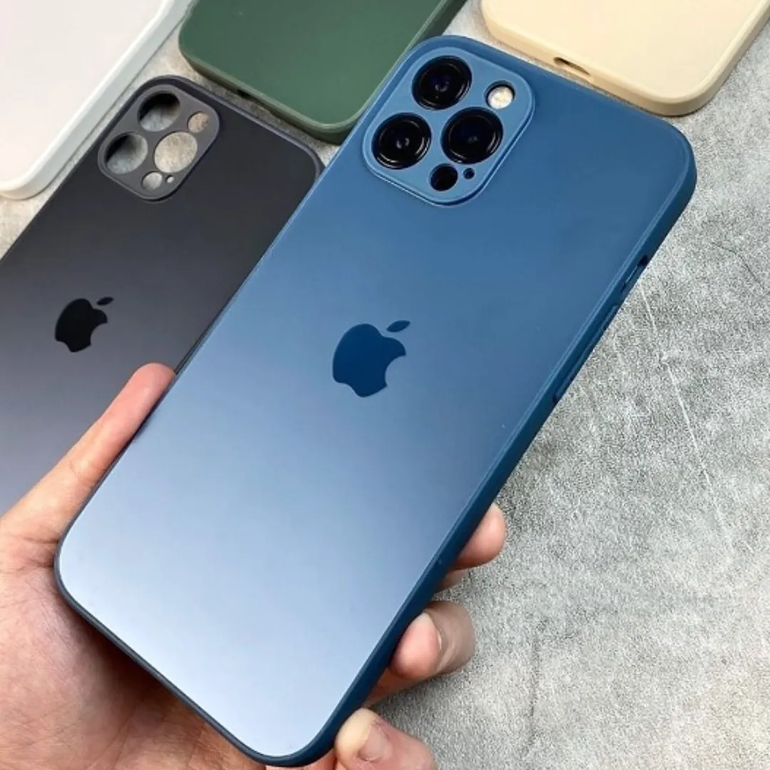 iPhone 13 Pro Matte Glass Camera Lens Shell Case