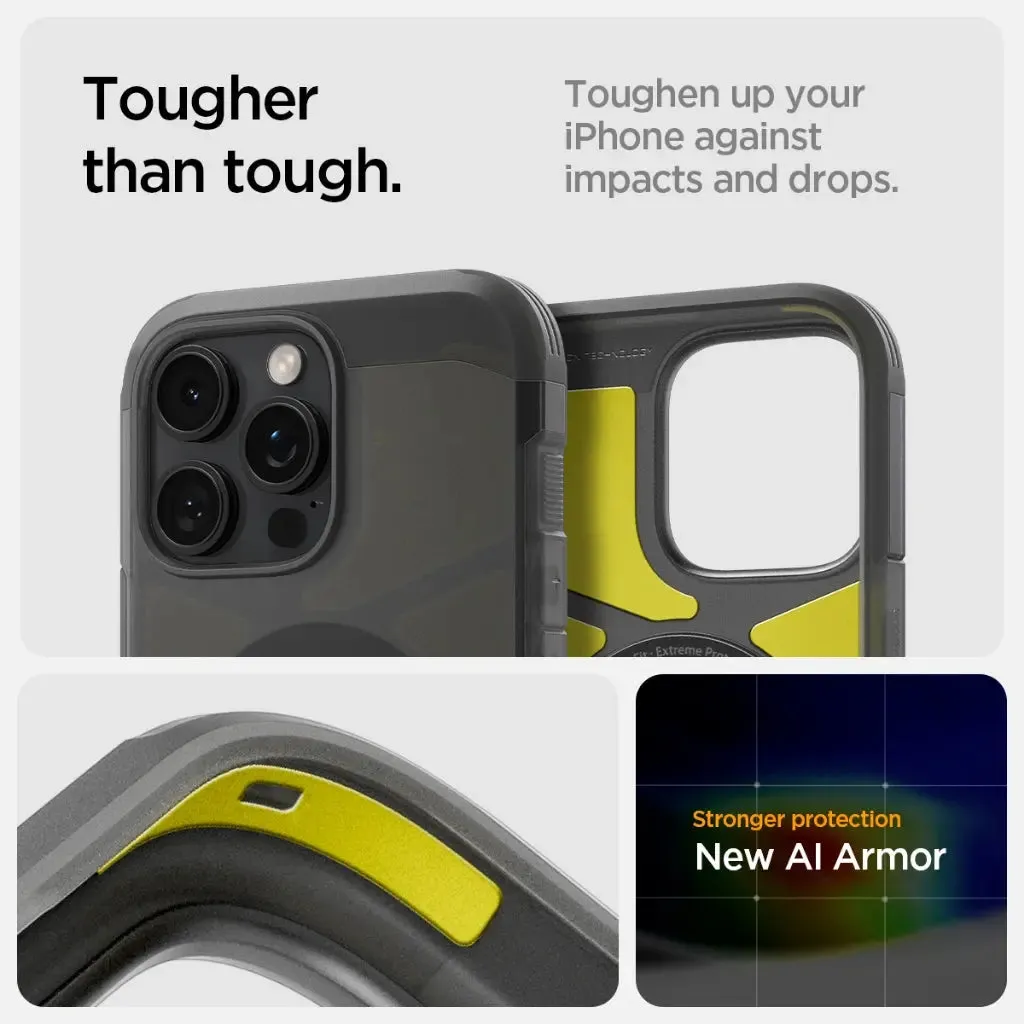 iPhone 16 Pro Case Tough Armor MagFit Frost