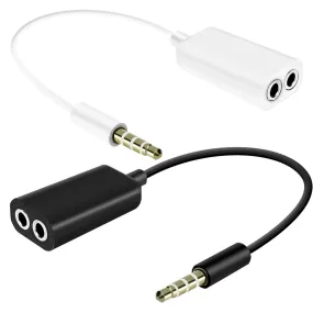 iSoul Best 3.5 mm Dual Audio Splitter Jack Cable For Earphone Headphone